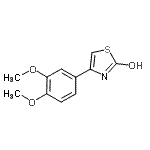CAS#: 92288-69-2, 4-(3,4-dimethoxyphenyl)thiazol-2-ol