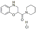 CAS 登录号:92292-97-2, 2-(哌啶-1-基羰基)-3,4-二氢-2H-1,4-苯并恶嗪盐酸盐