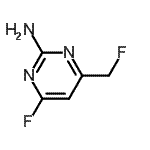 CAS 登录号：92311-40-5， 4-氟-6-(氟甲基)-2-嘧啶胺