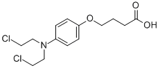 CAS 登录号：92318-13-3， 4-(P-(双(2-氯乙基)氨基)苯氧基)丁酸