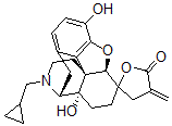 CAS#: 92398-20-4, 3,6,14-Trihydroxy-6-(2-Carboxyallyl)-17-(Cyclopropylmethyl)Morphinan gamma-Lactone 4,5-Epoxide