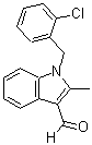 CAS#: 92407-84-6, 1-(2-Chlorobenzyl)-2-methyl-1H-indole-3-carbaldehyde
