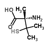CAS#: 92462-81-2, 3-Methyl-3-sulfanyl-D-isovaline