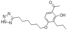 CAS 登录号:92518-14-4, 2-羟基-3-丙基-4-(6-(四唑-5-基)己氧基)苯乙酮