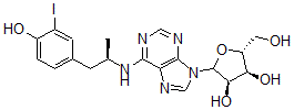 CAS#: 92530-58-0, N(6)-(3-Iodo-4-Hydroxyphenyl)-1-Isopropyladenosine