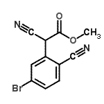 CAS#: 925672-87-3, Methyl (5-bromo-2-cyanophenyl)(cyano)acetate