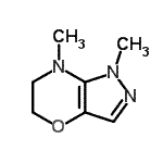 CAS#: 92615-77-5, 1,7-Dimethyl-1,5,6,7-tetrahydropyrazolo[4,3-b][1,4]oxazine