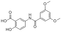 CAS#: 926264-77-9, 5-[(3,5-Dimethoxybenzoyl)Amino]-2-Hydroxy-Benzoic Acid
