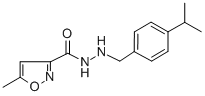 CAS#: 92649-60-0, 2-(p-Isopropylbenzyl)5-Methyl-3-Isoxazolecarboxylic Acid Hydrazide