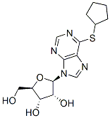 CAS#: 92653-99-1, 9H-Purine, 6-(Cyclopentylthio)-9-(beta-D-Ribofuranosyl)-