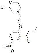 CAS#: 92756-01-9, N-(2-(2-Butanoyl)-4-Nitrophenoxyethyl)-N,N-Bis(2-Chloroethyl)Amine
