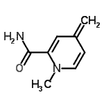 CAS#: 92777-77-0, 1-Methyl-4-methylene-1,4-dihydro-2-pyridinecarboxamide