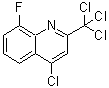 CAS 登录号：927800-48-4， 4-氯-8-氟-2-(三氯甲基)喹啉
