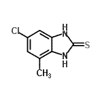 CAS#: 92806-97-8, 6-chloro-4-methyl-1,3-dihydrobenzimidazole-2-thione