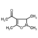 CAS 登录号：92807-67-5， 1-(2,3,5-三甲基-2,3-二氢-1,2-恶唑-4-基)乙酮