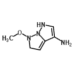 CAS#: 928337-50-2, 6-Methoxy-5,6-dihydro-1H-pyrazolo[1,5-b]pyrazol-3-amine