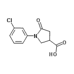 CAS#: 92847-41-1, 1-(3-Chlorophenyl)-5-oxo-3-pyrrolidinecarboxylic acid