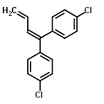 CAS#: 92854-06-3, 1,1'-(1,3-Butadiene-1,1-diyl)bis(4-chlorobenzene)