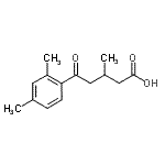 CAS#: 92864-22-7, 5-(2,4-Dimethylphenyl)-3-methyl-5-oxopentanoic acid