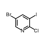 CAS#: 928653-73-0, 5-Bromo-2-chloro-3-iodopyridine