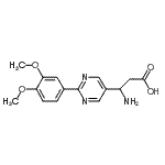CAS#: 928713-65-9, 3-Amino-3-[2-(3,4-dimethoxyphenyl)-5-pyrimidinyl]propanoic acid