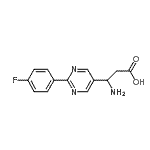 CAS#: 928714-04-9, 3-Amino-3-[2-(4-fluorophenyl)-5-pyrimidinyl]propanoic acid