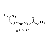 CAS#: 929000-81-7, Methyl 1-(4-fluorophenyl)-6-oxo-1,6-dihydro-3-pyridinecarboxylate