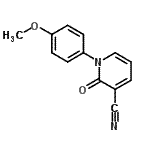 CAS#: 929000-87-3, 1-(4-Methoxyphenyl)-2-oxo-1,2-dihydro-3-pyridinecarbonitrile