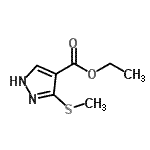 CAS#: 929202-03-9, Ethyl 3-(methylsulfanyl)-1H-pyrazole-4-carboxylate