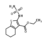 CAS#: 92932-03-1, Ethyl 2-(sulfamoylamino)-4,5,6,7-tetrahydro-1-benzothiophene-3-carboxylate