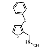 CAS#: 930111-14-1, N-Methyl-1-(3-phenoxy-2-thienyl)methanamine