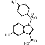 CAS 登录号：930112-00-8， 5-羟基-1-[(4-甲基苯基)磺酰基]-1H-吲哚-3-羧酸