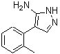 CAS 登录号：93048-45-4， 4-(2-甲基苯基)-1H-吡唑-5-胺