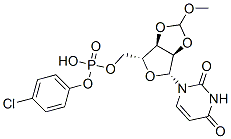 CAS 登录号：93134-82-8， 2',3'-O-(甲氧基亚甲基)尿苷 5'-(4-氯苯基)磷酸酯