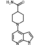 CAS#: 931411-88-0, 1-(1H-Pyrrolo[2,3-b]pyridin-4-yl)-4-piperidinecarboxamide