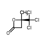 CAS 登录号：93239-42-0， (4R)-4-甲基-4-(三氯甲基)-2-氧杂环丁酮