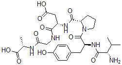 CAS 登录号：93245-71-7， 缬氨酰-酪氨酰-脯氨酰-异天冬氨酰-甘氨酰-丙氨酸