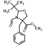 CAS 登录号：93250-97-6， 甲基4-苄基-3-甲酰基-2-(2-甲基-2-丙基)-1,3-恶唑烷-4-羧酸酯