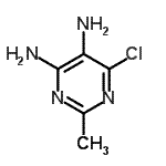 CAS#: 933-80-2, 6-Chloro-2-methyl-4,5-pyrimidinediamine