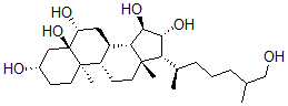 CAS#: 93368-83-3, 5Alpha-Cholestane-3beta,5,6beta,15alpha,16beta,26-Hexaol