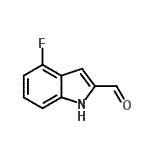 CAS#: 933707-57-4, 4-Fluoro-1H-indole-2-carbaldehyde