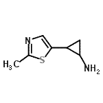 CAS#: 933733-59-6, 2-(2-Methyl-1,3-thiazol-5-yl)cyclopropanamine