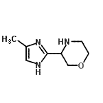 CAS#: 933750-58-4, 3-(4-Methyl-1H-imidazol-2-yl)morpholine