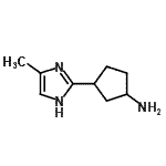 CAS#: 933759-44-5, 3-(4-Methyl-1H-imidazol-2-yl)cyclopentanamine