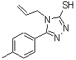 CAS#: 93378-58-6, 4-Allyl-5-(4-methylphenyl)-4H-1,2,4-triazole-3-thiol