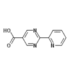 CAS#: 933988-22-8, 2-(2-Pyridinyl)-5-pyrimidinecarboxylic acid
