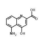 CAS 登录号：93445-70-6， 5-氨基-4-羟基-2-喹啉羧酸