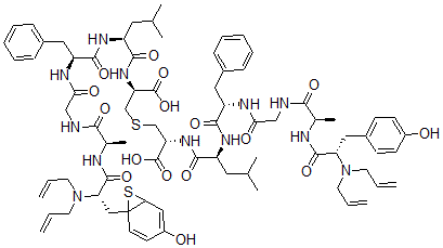 CAS#: 93450-55-6, Bis(N,N-diallyl-2-alanyl-5-leucine-enkephalyl)cystine