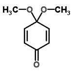 CAS 登录号：935-50-2， 4,4-二甲氧基-2,5-环己二烯-1-酮