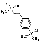 CAS#: 93502-75-1, Chloro(dimethyl){2-[4-(2-methyl-2-propanyl)phenyl]ethyl}silane